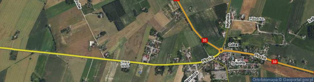 Zdjęcie satelitarne Wiosenna ul.